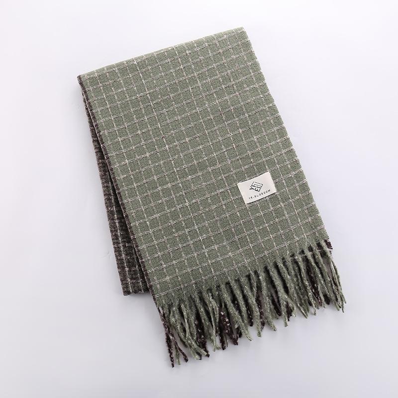 Scarf women's winter new autumn and winter literary girls versatile Maillard American Japanese scarf shawl
