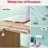 40Pcs Adhesive Cable Clips Punch   Adhesive Wire Holders Cord Clips   for Home Car Desk