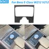 For Mercedes-Benz E-Class W212 S212 2011-2015 Carbon Fiber Central Armrest Multimedia Frame Panel Cover Car Accessories Sticker