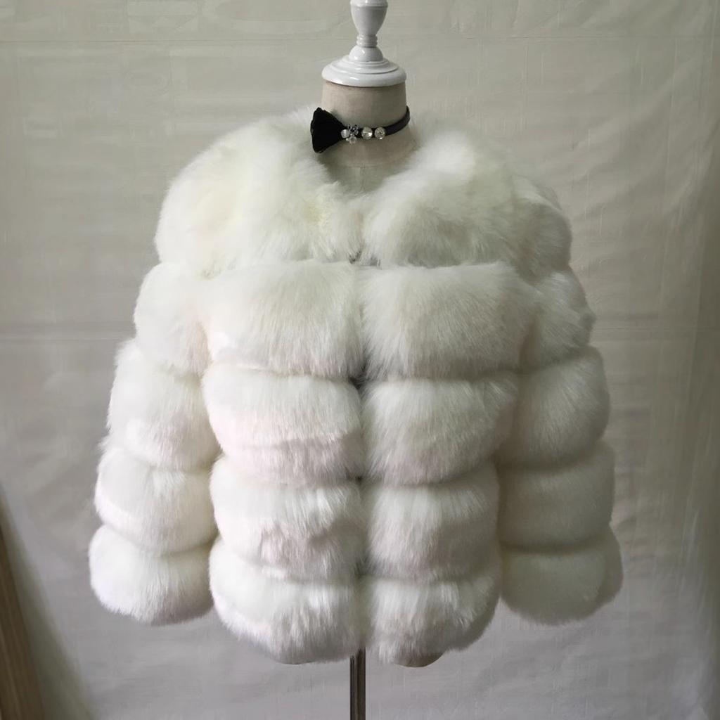 Fur European And American Imitation Fox Fur Imitation Fur Jacket Women'S Short Long-Sleeved Fur Artificial Fur, Fur Women