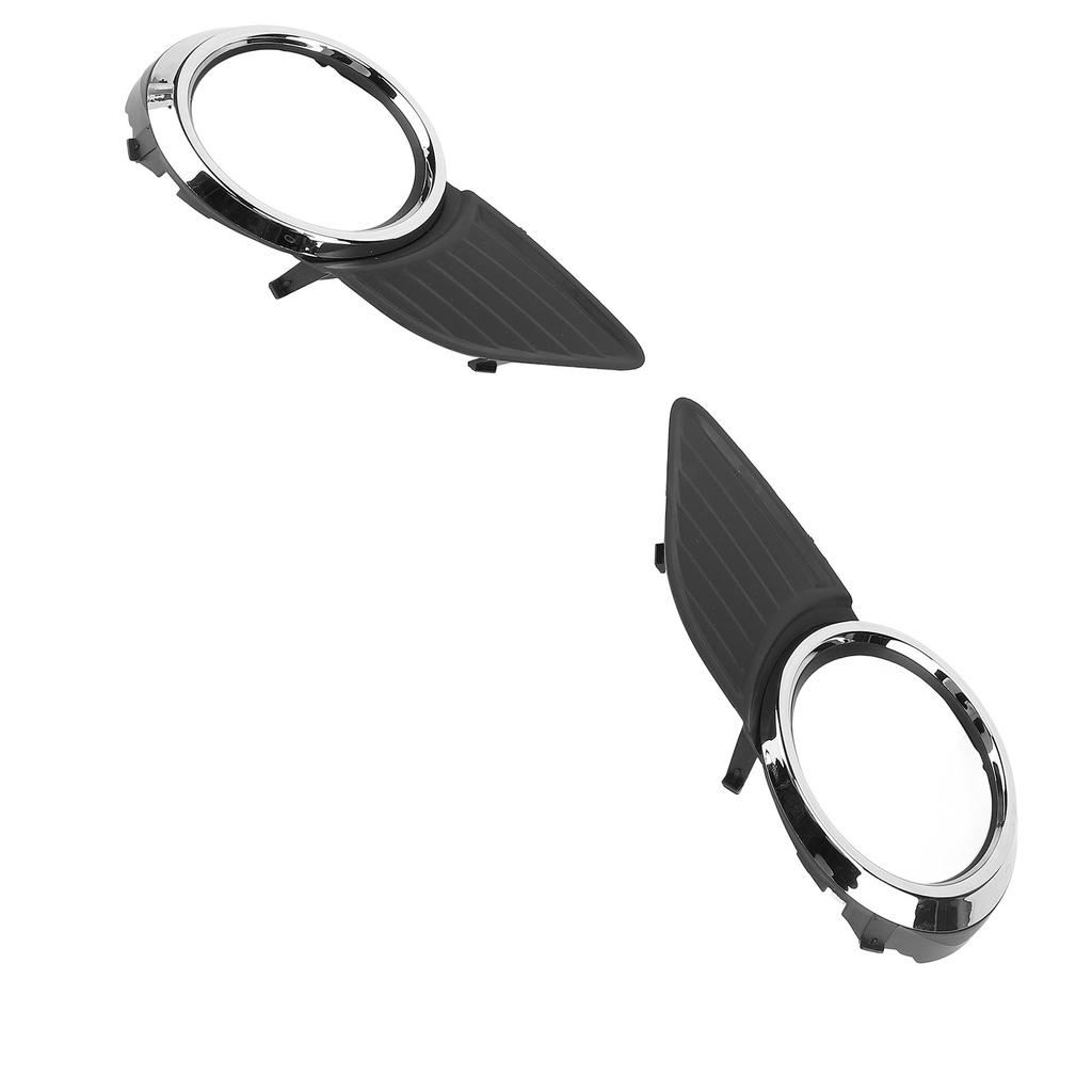 1 Pair Front Bumper Fog Light Grille Cover with Chrome Frame 5212708020 Water Resistant Stylish