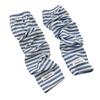 Striped Arm Sleeve for Men Women UV Protection Long Fingerless Gloves
