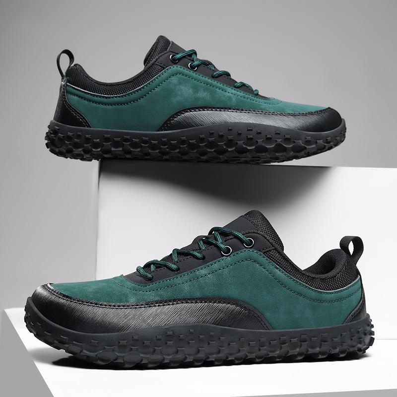 Shoes Spring Wide Casual Sneakers Non-slip Hiking Barefoot Shoes Large Size Wide Head Outdoor Couple Mountaineering Shoes