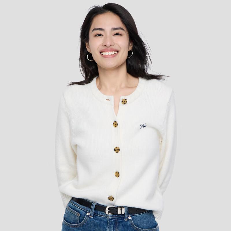 GAP Women's Embroidered Logo Knit Cardigan