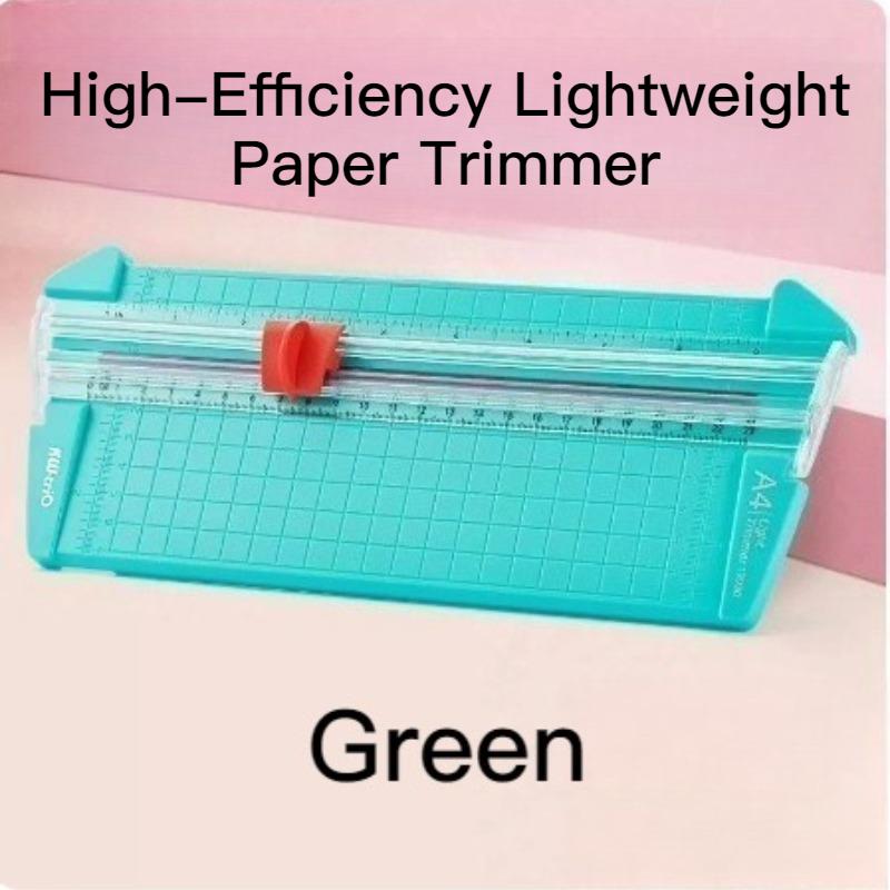 KW-TRIO Compact Manual Paper Cutter DIY Handheld Paper Trimmer High-Efficiency Lightweight Paper Trimmer Portable Paper Cutter