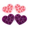 Siliconen World Silicone Chocolate Mold English Heart-shaped Cookie Fondant Cake Decorating Tools DIY Baking Molds Baking Pan