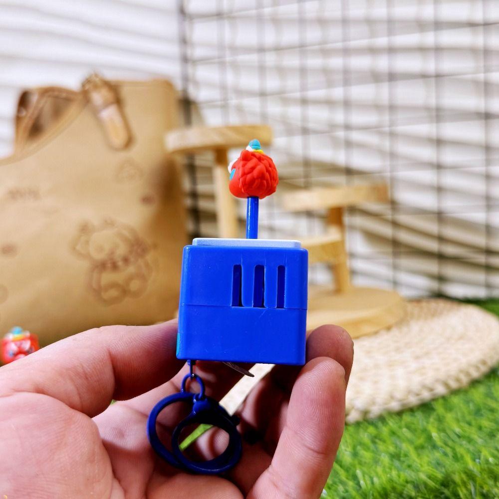 Game Keychain Gear Position Keychain Mini Fingertip Button Key Ring  Fun Gifts