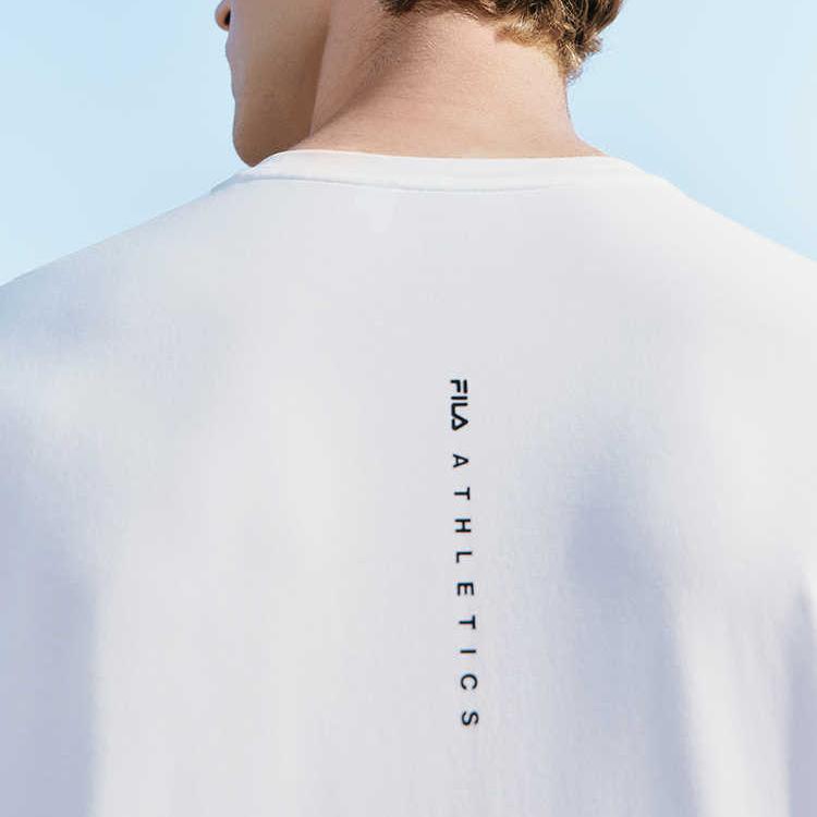 New FILA Fitness T Shirt Men's Jade White A51M521108F-WT