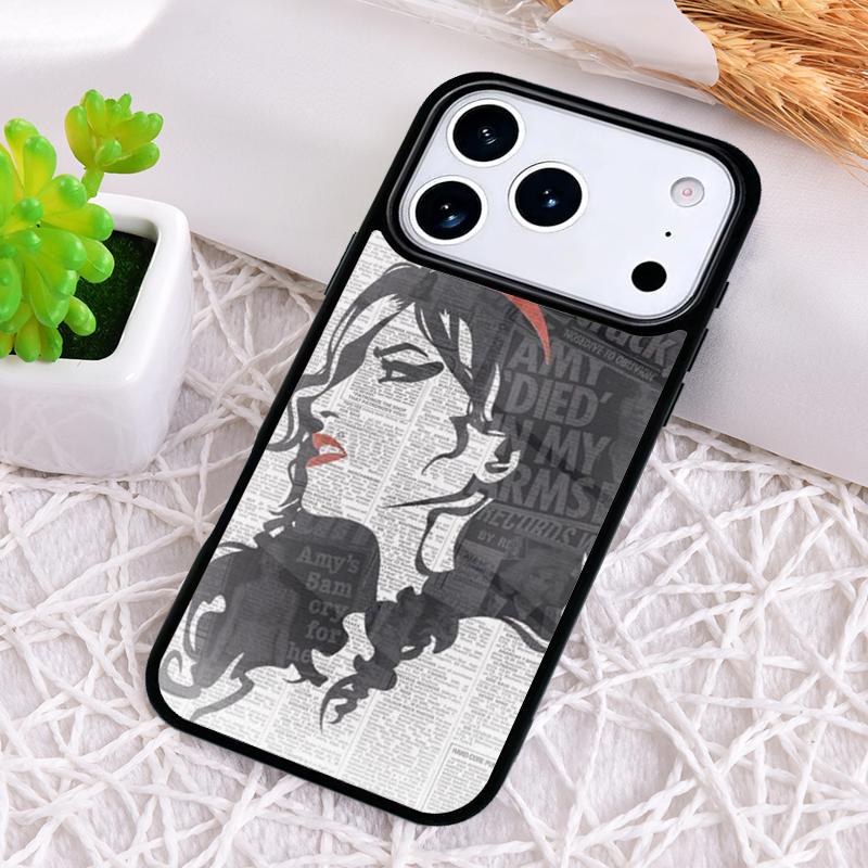 Amy Winehouse Phone Case for iPhone 17 Air 16 15 11 12 14 13 Pro Max Shockproof Cover