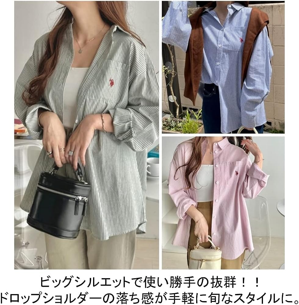 WEGO USPOLO BIG Medium Size F Shirt, Women's, Denim,