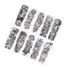 10pcs Full Sleeve Temporary Tattoos Waterproof Long Lasting Fake Tattoo Stickers Set