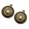 10Pcs Brass Charms Pendant Finding - Hat, as described