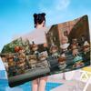 Cartoon H-HIRONOS Anime Beach Swimming Towel Soft Absorbent Washcloth Children's Gifts For Kids Travel Camping Gym