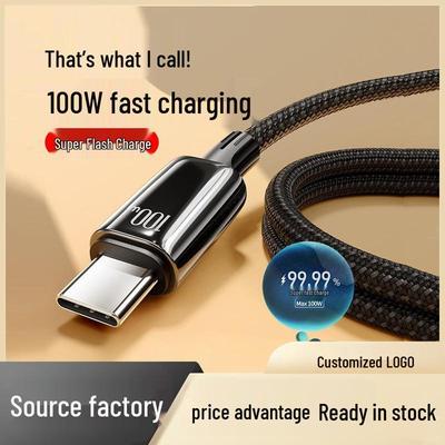 6A Type-C Data Cable for Huawei, Honor, Xiaomi - 66W Super Fast Car Charger
