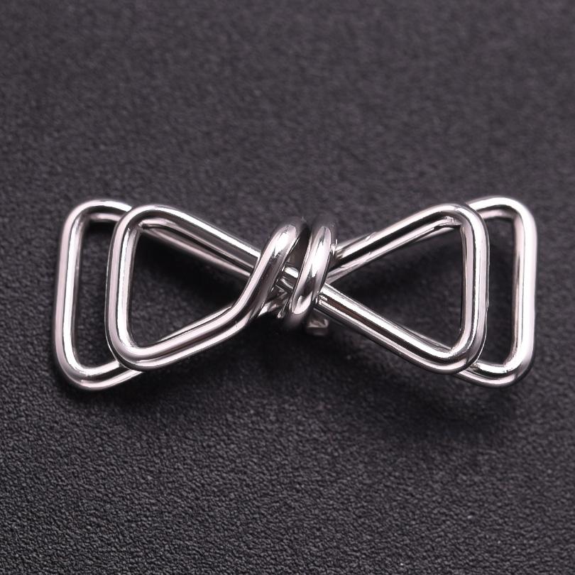 5pcs Girl Bows Pendant Fashion Stainless Steel Pendants For Jewelry Making Charm Handmade Necklace Earrings Bracelets Materials