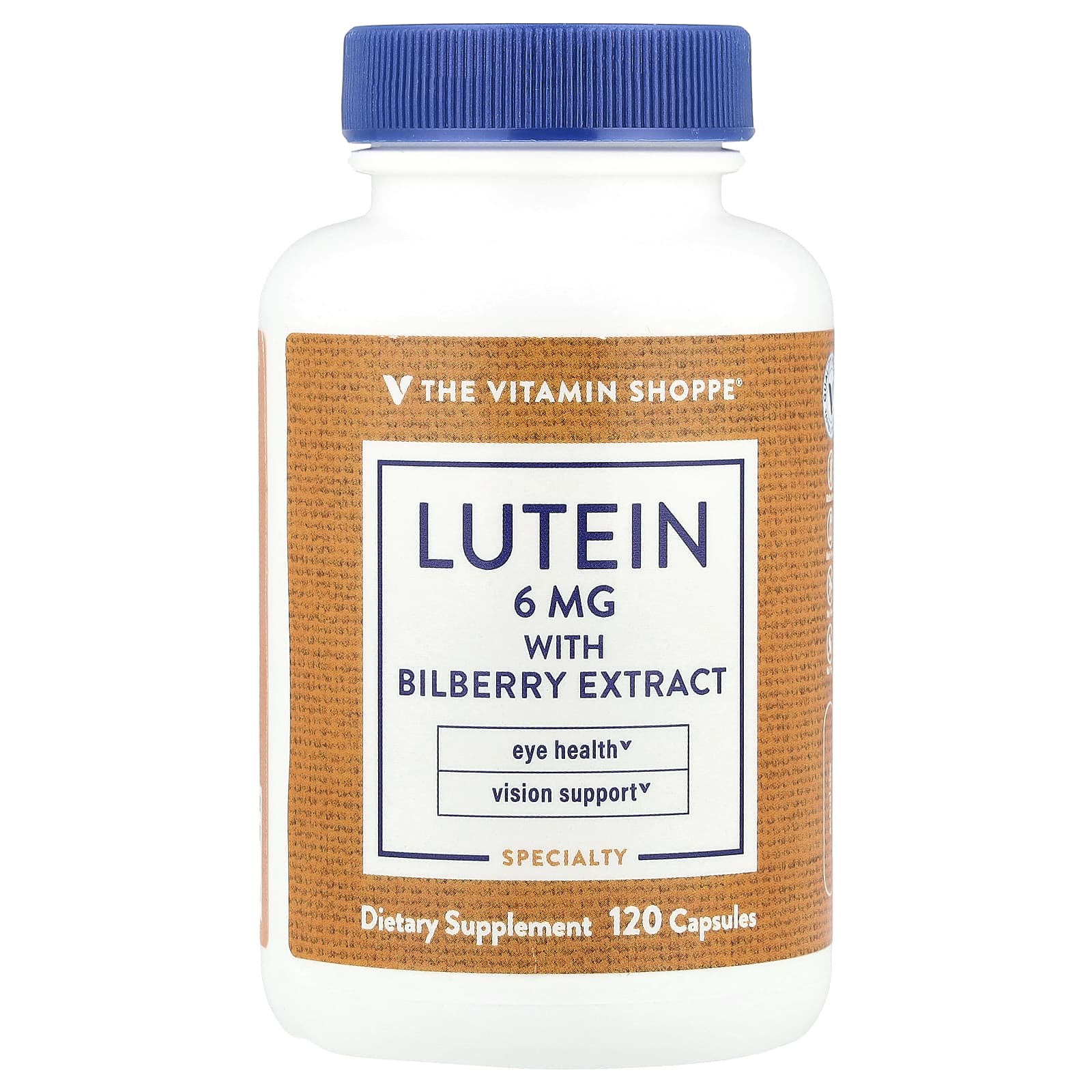 

Lutein with Bilberry Extract, 120 Capsules