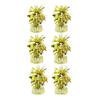 6Pcs Metallic PET Foil Balloon Holder Heavy Duty Balloon Stabilizers Weights For Birthdays Weddings Festival Celebration