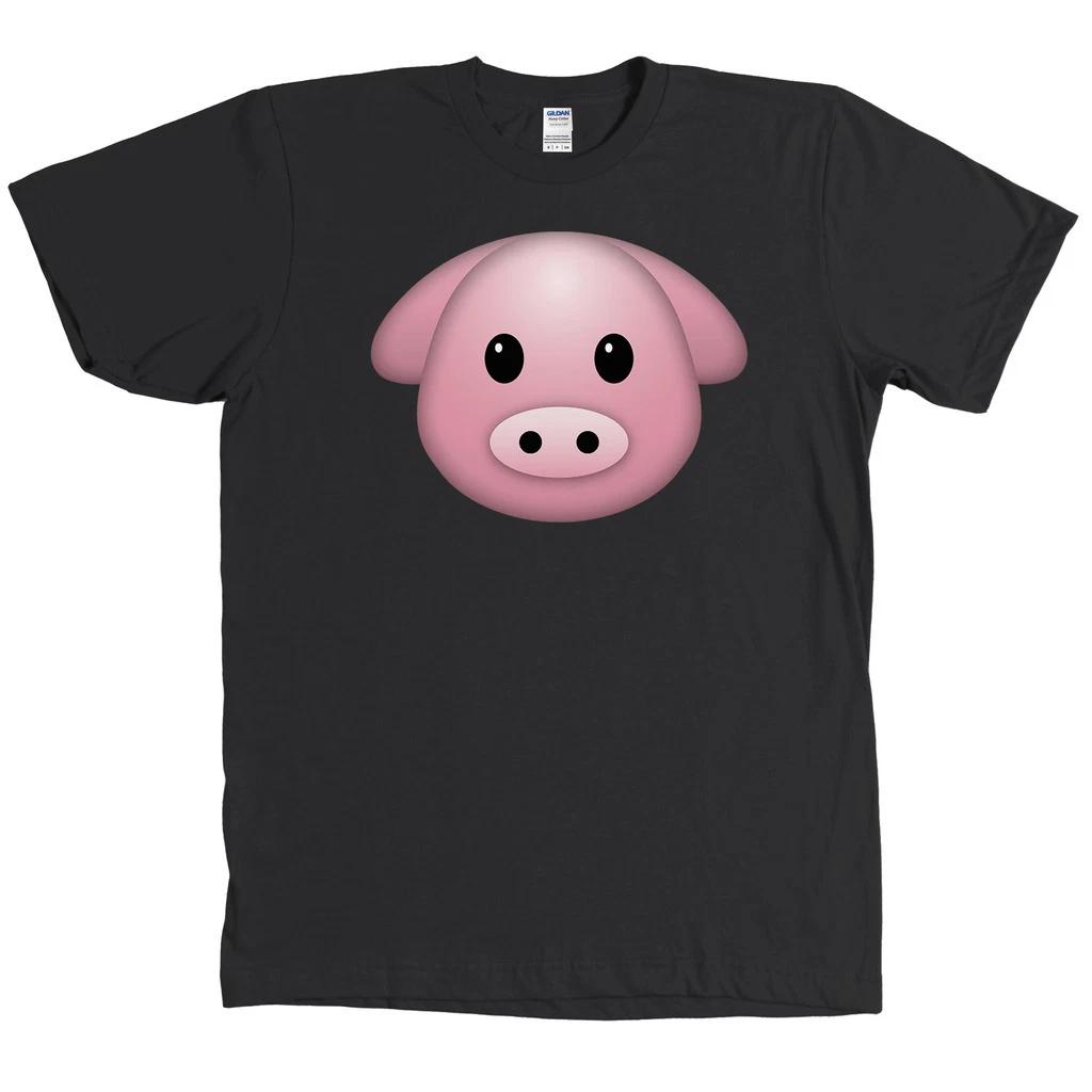 

Pig Face Emoji Character Shirt Funny Tee - NEW WITH TAGS - MANY COLORS S