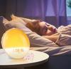 7 Colors Light Sunrise Sunset Simulation Light White Noise Alarm Clock With FM Radio Digital Clock Atmosphere Lamp Wake Up Light