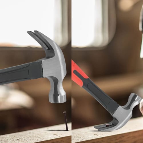 HFS(R) Double-Ended Nail Hammer for Woodworking, 550g