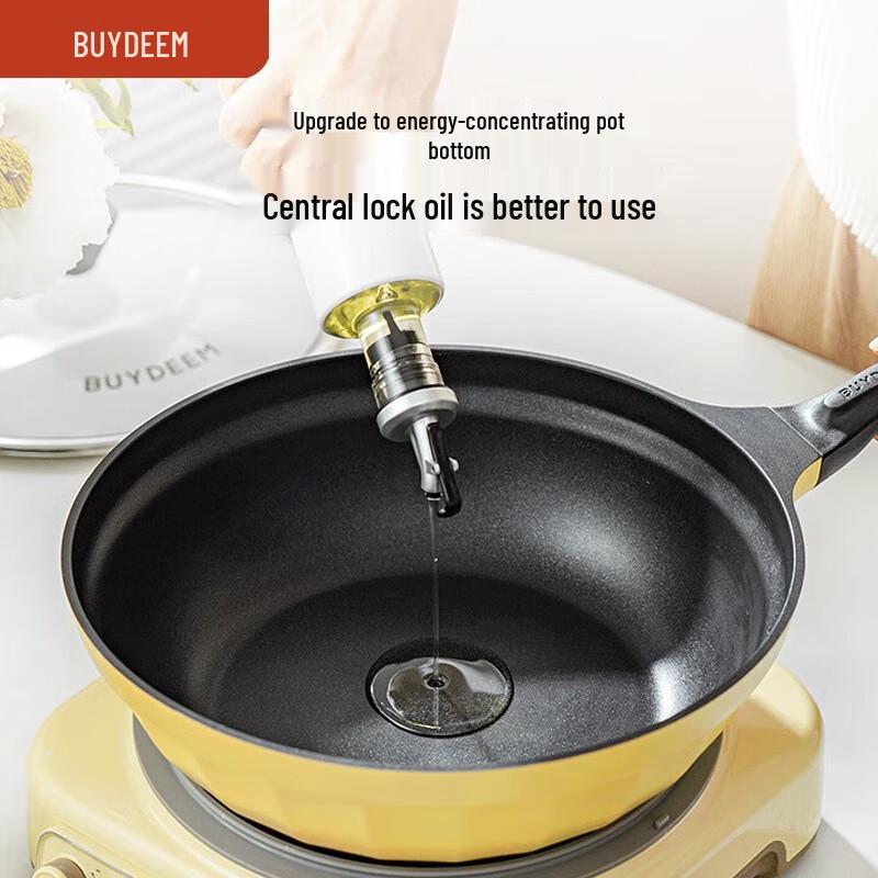 Buydeem Non-stick Flat-Bottom Frying Pan