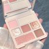 Diamond In the Debris Petals Heyin Rose Eye Shadow Plate Shimmer Matte Blush Highlight Makeup Palette Earth Pink Brown Series Genuine Goods