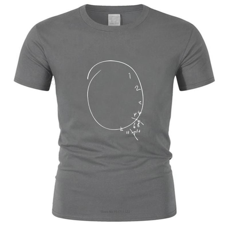 mens short sleeve t shirt Hannibal - Clock Drawing - Cult TV T-Shirt cotton men fashion tee-shirt male summer tops drop shipping