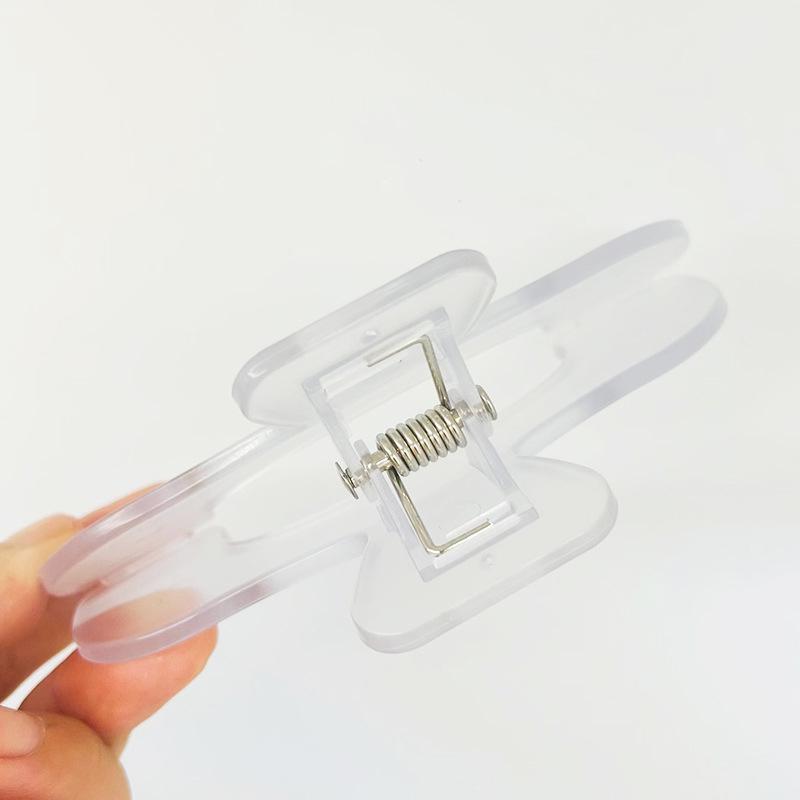 Buchklemme Leseclip Kawaii Schreibtischzubehör Fixiert zum Verhindern des Umblätterns Transparente mattierte Ordnerklammern