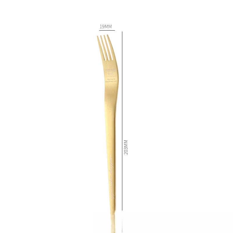RuHan Light Luxury Golden Cutlery Collection