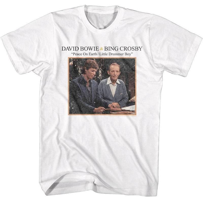 Bing Crosby & David Bowie Peace on Earth Unisex T-Shirt XXL