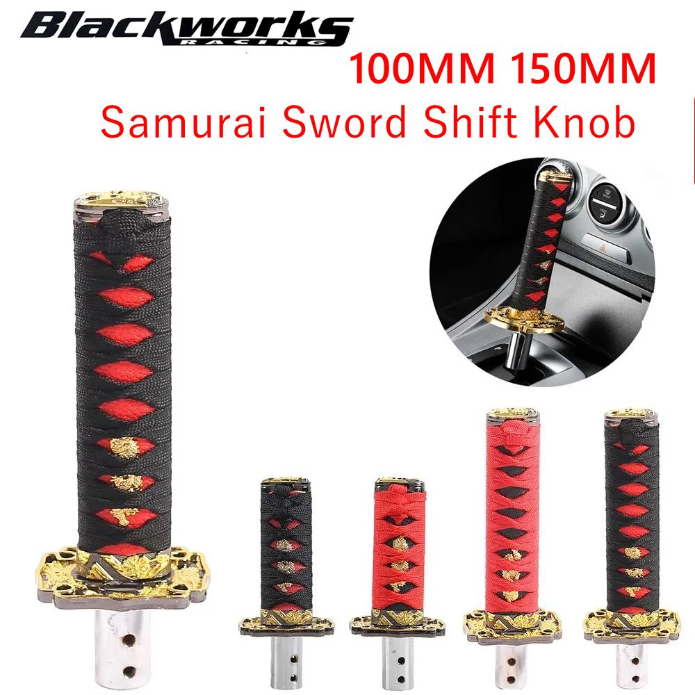 

Universal 100MM 150MM JDM Katana Samurai Sword Shift Knob Shifter With Adapters Gear Shift knob SK-1020