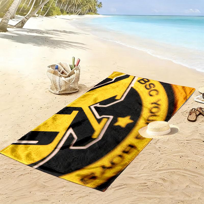 BSC Young Boys Print Beach Towel, Large Soft Quick Dry Towel for Beach Camping Swimming