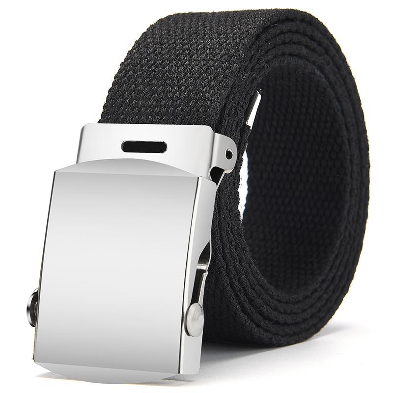 1Pcs New Fashion Unisex Tactical Waist Belt Jeans Male Casual Men Women Belt Canvas 3.0cm Webbing Waistband Ceinture Femme Belts