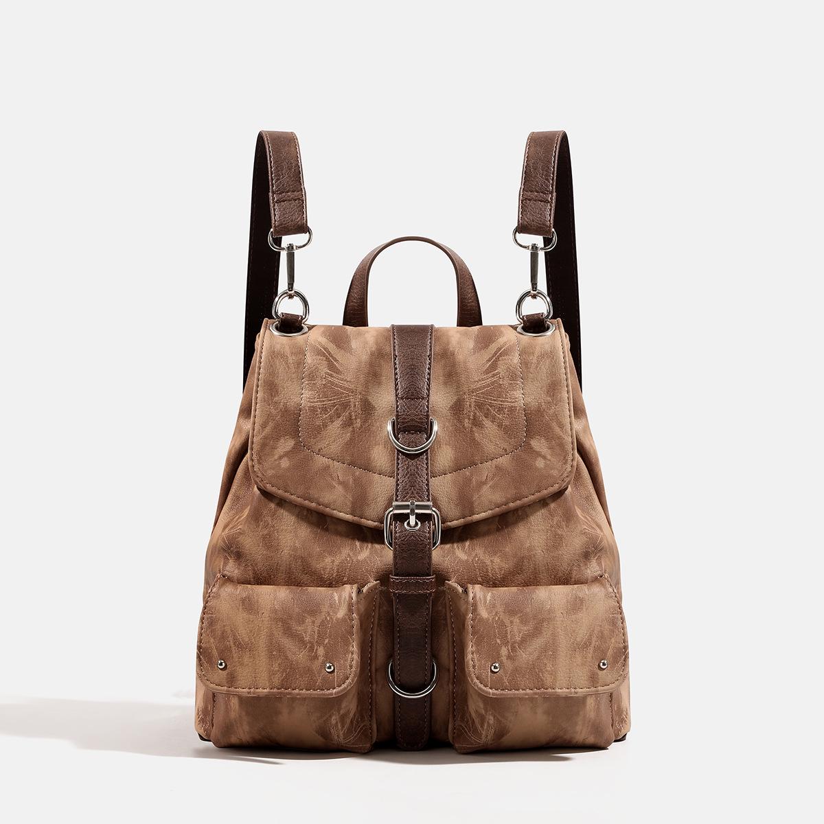 

Рюкзак в стиле ретро для работы и студентов на осень 2024 года большой вместимости - стиль пустоши