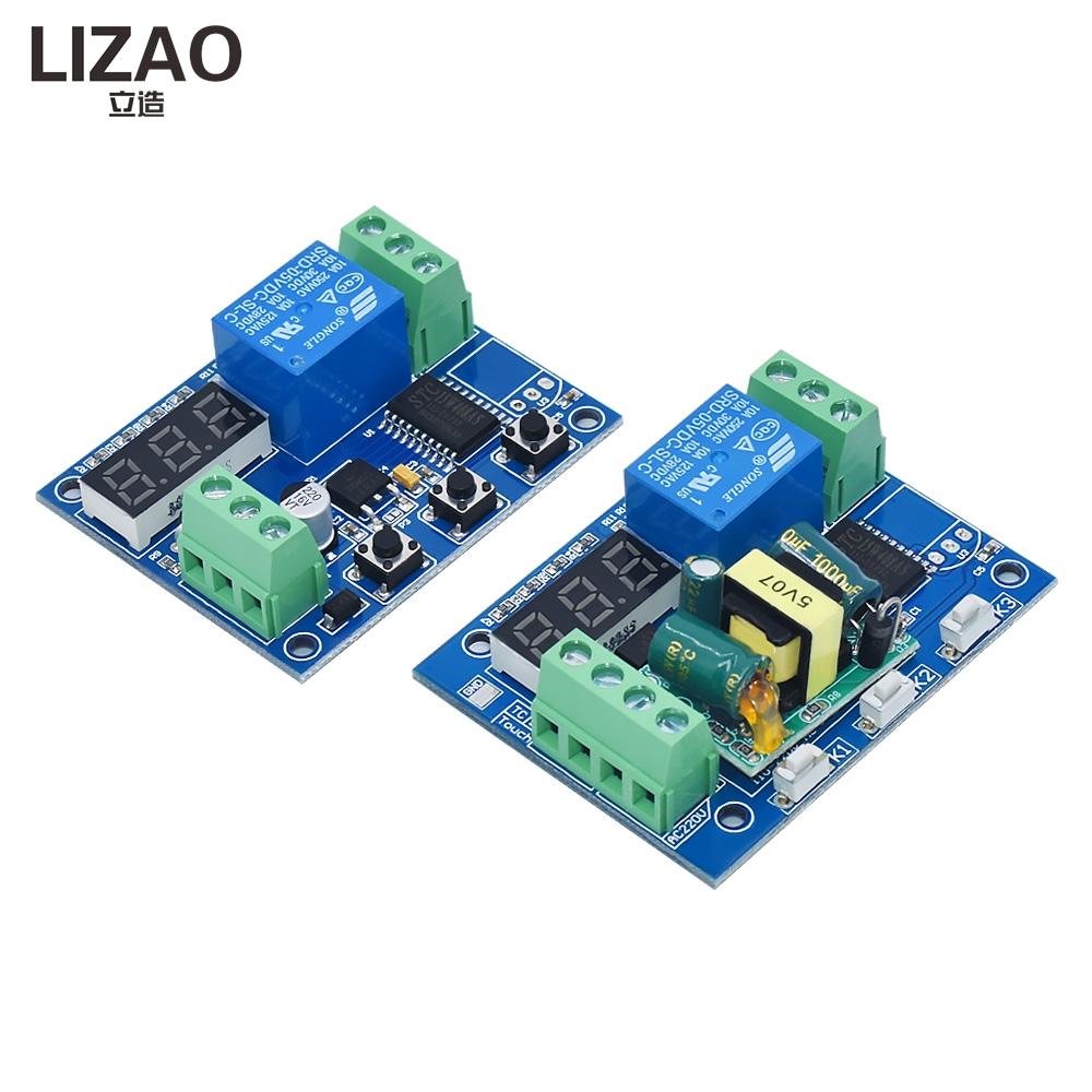 12V/220V Multi-Mode Delay Relay Module, Programmable Timer Switch with Interval On/Off for Industrial & Home Control
