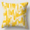 Home Decor Geometric Patterns Yellow Throw Pillow Covers Pattern Cushion Cover Suitable For Sofa Bedroom Car Pillow Cover