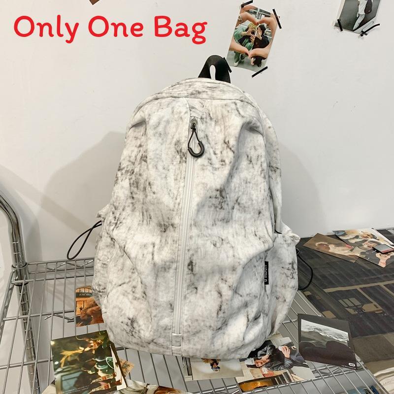 Classic Nylon Student Backpack With Design For School And College Use