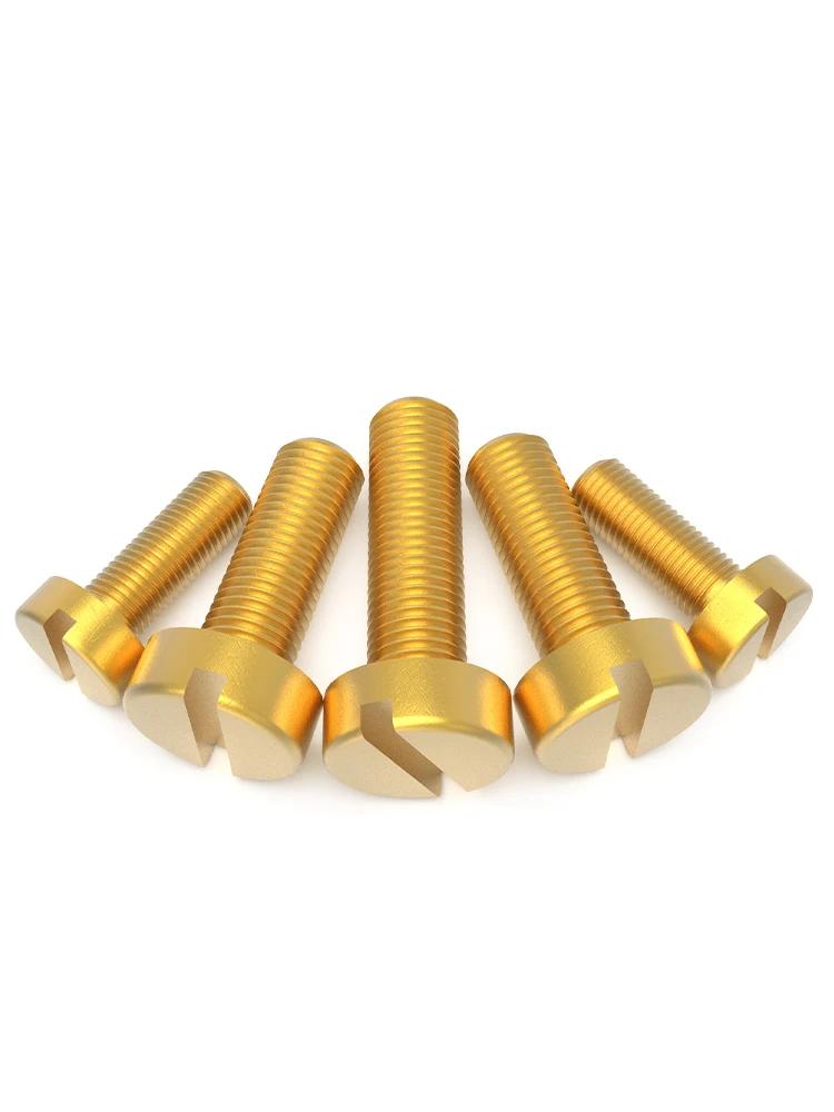 M 2,5 3 4 5 6 8 10 12 Metrisch X 4-25mm Länge Messing Senkkopf Schlitzschraube Bolzen