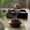 Walnuss Massivholz Räuchergefäß Chinesisch Vintage Heim Sandelholz Basis Kreativer Aromatherapie Ofen