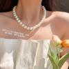 Beige Pearl Necklace Prop: Nail Art, Jewelry & Cosmetics Photography Background Decoration