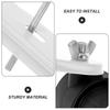 1 Pair Caster Wheels For Electric Radiators Adjustable Pulley Base For Heaters Radiator Caster Support Wheel Bracket Holder