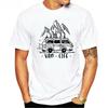 Men Clothing  Van Life Ladies Camping Printed TShirt Male Designing T Shirt Top Tee Vintage Outdoor Classic Oneck Woman Tshirt