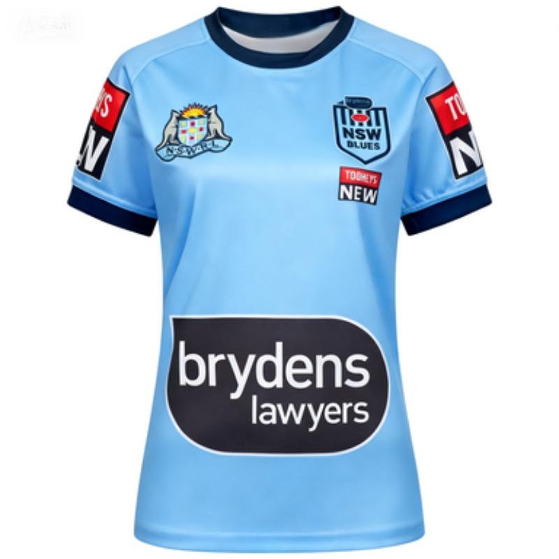

Australian NRL NSW Blues Jersey Training Jersey Kids Uniform for Adults Wall Climbing and Trail Running Camping Drifit Tees 6XL