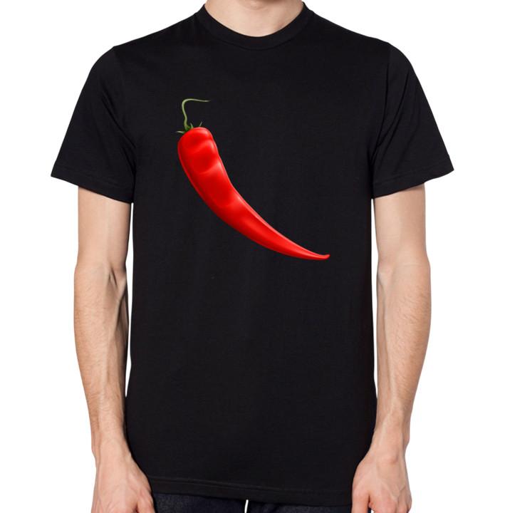 

Red Chilli Pepper T-Shirt Men Women Unisex Hot Spicy Food Lover Top 4XL