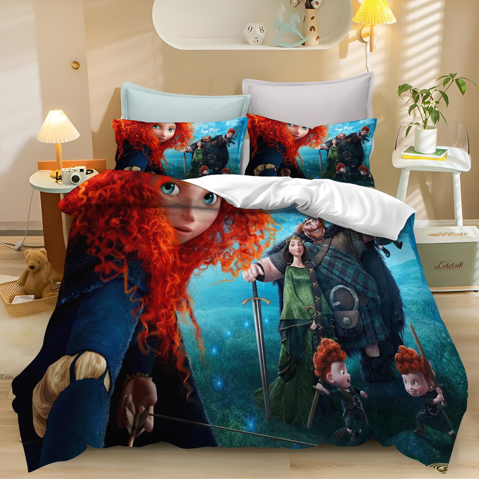 

Merida Bedding Set 1 Quilt Cover One Piece Bedding Set Comforte Luxus Exquisite Birthday Gift 100% Polyester Home Decor 135x200cm