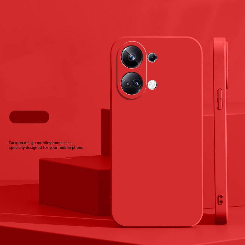 Foe Poco M6 Pro Cover Case For Xiaomi Poco M6 Pro Fundas Coque Soft TPU Original Liquid Silicone Luxury Back Case Poco M6 Pro 4G