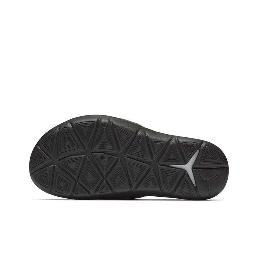 New Jordan Hydro 7 V2 Kids' Slippers Black Gray Teenagers BQ6291-100