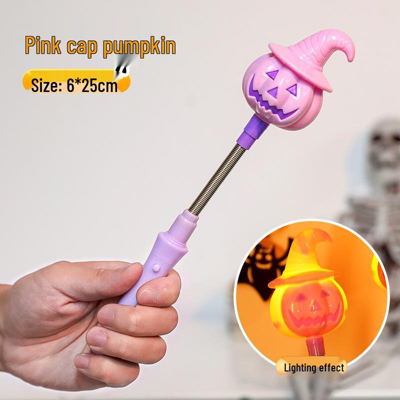 

Hand-Cranked Luminous Pumpkin Lantern: Halloween & Party Decor Night Light