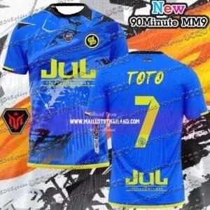 Serie 90 Minuti MM9 JUL Maglia da Calcio Uomo Donna Estate Sport all'Aperto Maglia Asciugatura Rapida Allenamento Fitness T-shirt da Spiaggia
