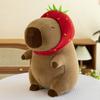 Capibara Series Capybara Plush Toy Cute Capybara Doll Throw Pillow Water Guinea Pig Doll Gift